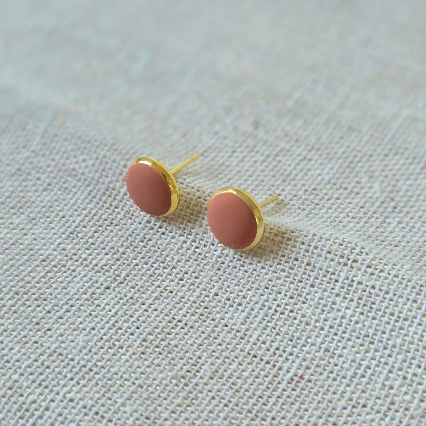 Earrings Terra Button