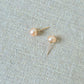 Earrings Peach Mini Pearl