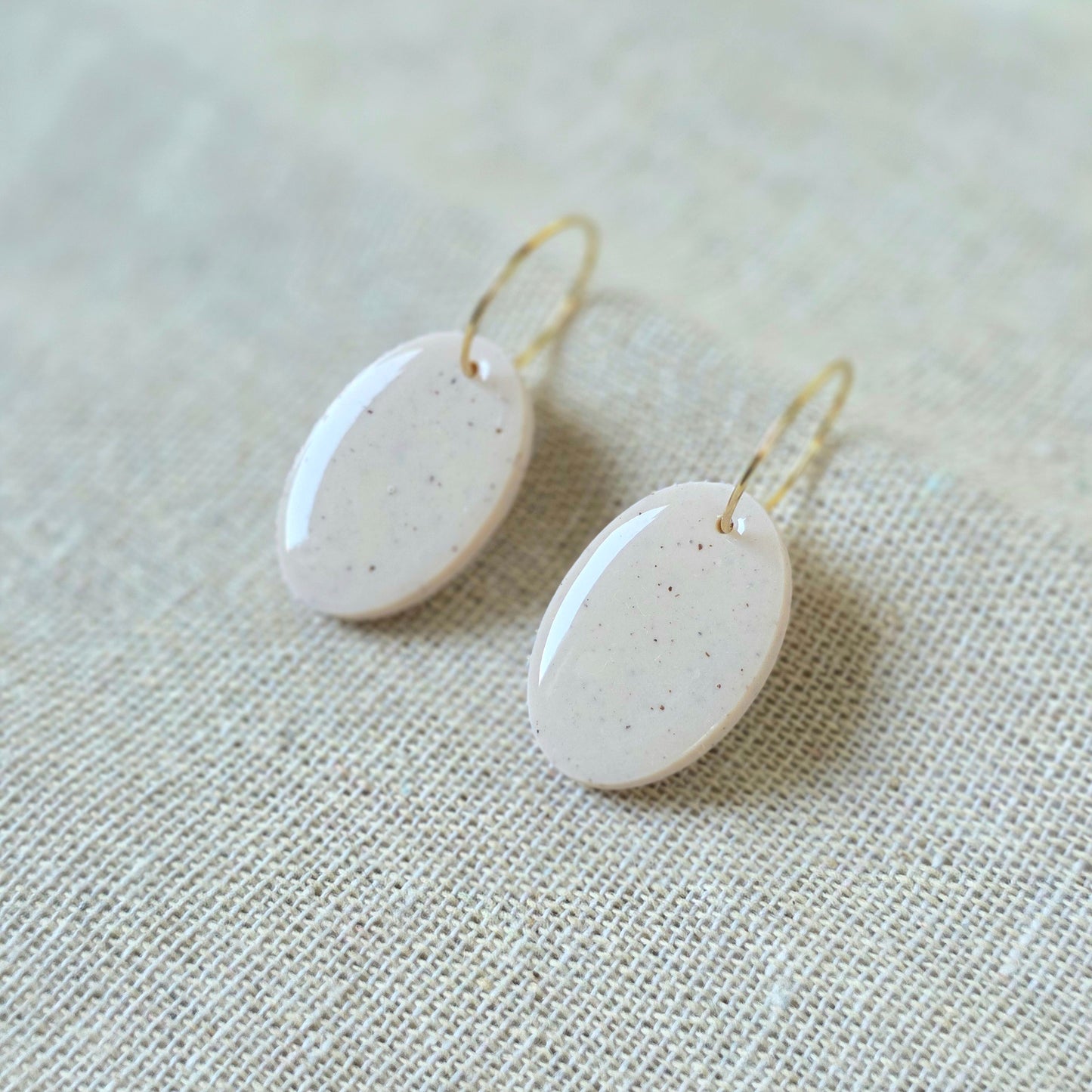 Earrings Sand Storm Oval