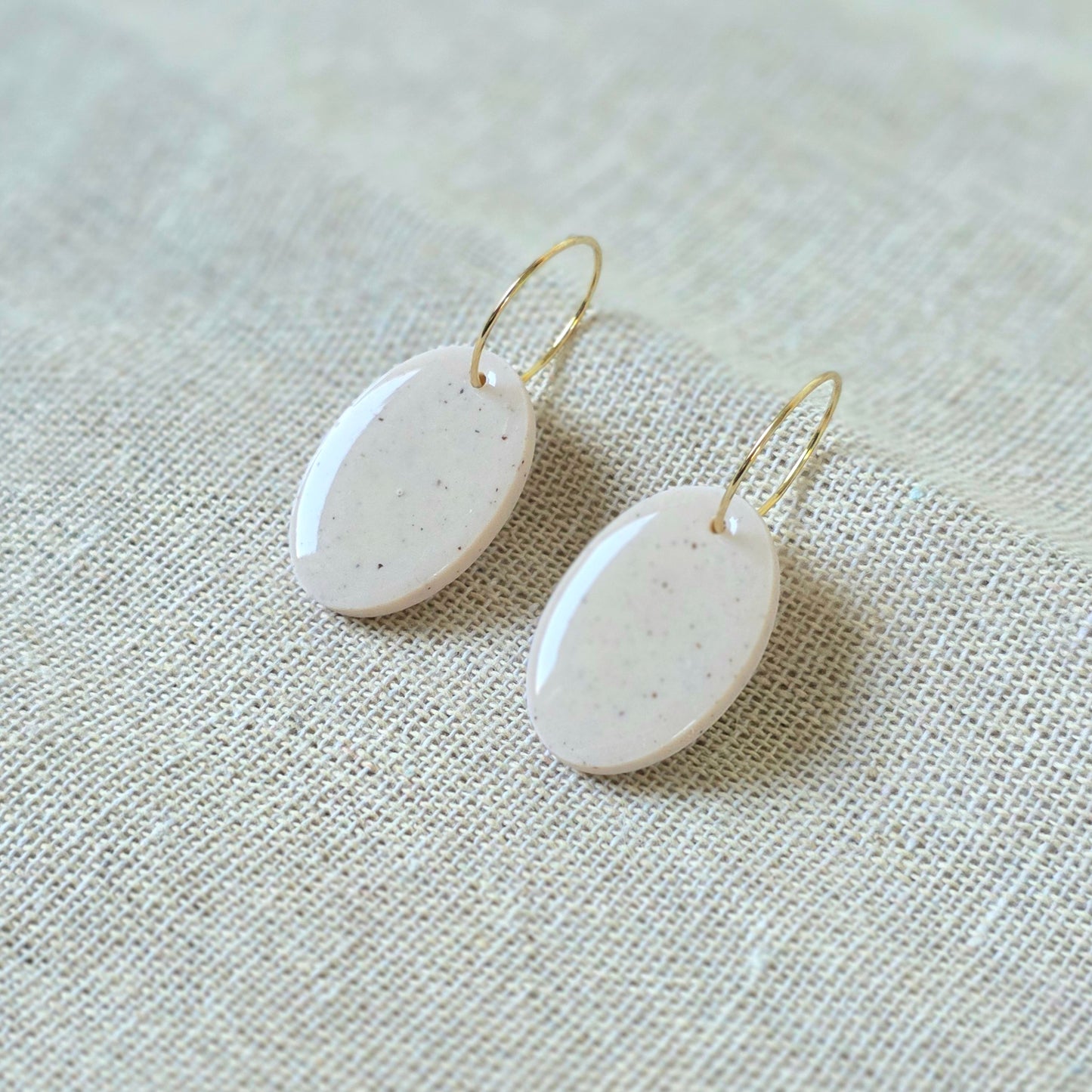Earrings Sand Storm Oval