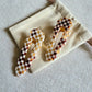 Hair Clips Checkerboard