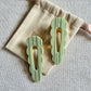 Hair Clips Sage