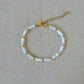 Bracelet Nacre Mosaic Gold